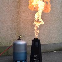 Canon flamme bouteille de gaz