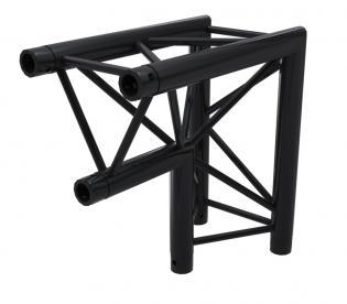 F33PLB Angle 2D 50cm Apex Down ( 3 connecteurs inclus ) BLACK