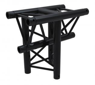 F33PLB Angle 3D 50cm Apex Down Left (6 connecteurs inclus) BLACK